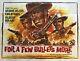 For A Few Bullets More Original Movie Quad Poster 1967 Edd Byrnes George Hilton