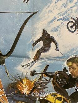 For Your Eyes Only Original UK Quad Film Poster 1981 Bysouth Art James Bond