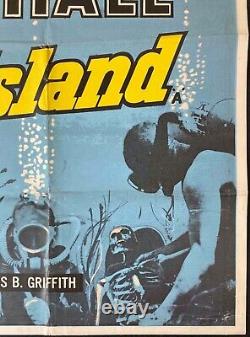 Forbidden Island Original Quad Movie Poster Jon Hall Charles B. Griffith 1959