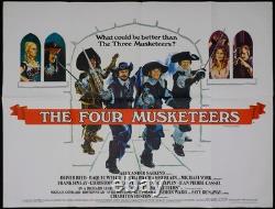Four Musketeers ORIGINAL Quad Movie Film Poster Oliver Reed Chantrell 1974