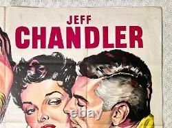 Foxfire Original 1955 Quad poster Jane Russell Jeff Chandler Dan Duryea