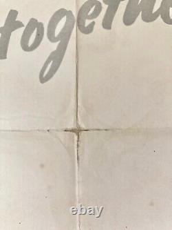 Foxfire Original 1955 Quad poster Jane Russell Jeff Chandler Dan Duryea