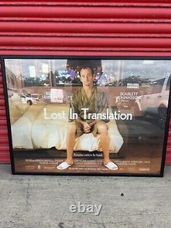 Framed Lost In Translation UK cinema poster 30X40 Bill Murray Sofia Coppola