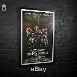 Framed Original GHOSTBUSTERS Quad Movie Poster