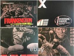 Frankenstein And The Monster From Hell LINEN BACKED UK Quad Film Poster (1974)