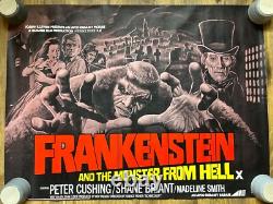 Frankenstein and the Monster From Hell, original 1974 Movie Poster, large quad