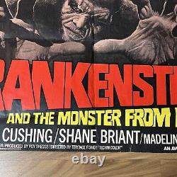 Frankenstein and the Monster from Hell Original UK Quad Movie Film Poster 1974