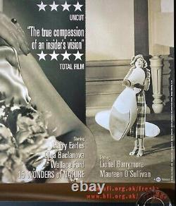 Freaks ORIGINAL Quad Movie Film Cinema Poster Tod Browning 2002 BFI RR