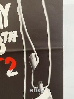 Friday 13th Parts 1 and 2 Original Double Bill UK Quad Film Poster (1981) Jason