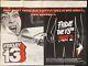 Friday The 13'th Parts 1 + 2 Original Quad Movie Poster Sean S. Cunningham