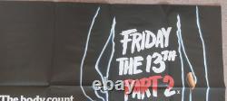 Friday the 13th Part II Original UK Quad Poster