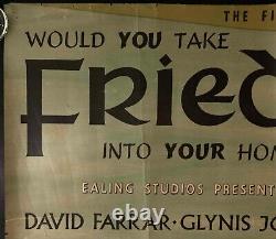 Frieda Original Quad Movie Cinema Poster Glynis Johns man Zetterling EALING 1947