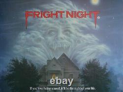 Fright night ROLLED uk quad cinema film poster