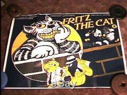 Fritz The Cat British Quad Poster'72 Classic