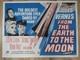 From The Earth To The Moon Original Movie 1958 Poster Uk Quad
