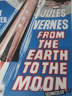 From the Earth to the Moon original movie 1958 poster UK quad