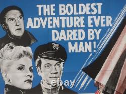 From the Earth to the Moon original movie 1958 poster UK quad