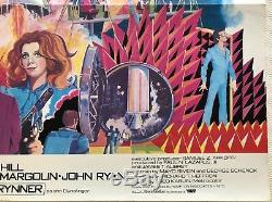 Future World Original Uk Movie Quad Film Poster 1976 Peter Fonda Blythe Danner