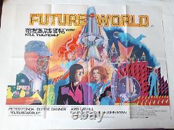 Futureworld (2002 Operation) 1976 Poster Uk Quad Original Vintage (westworld 2)