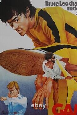 GAME OF DEATH, Bruce Lee vintage U. K. One sheet movie poster original 1978
