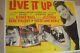 Gene Vincent, Heinz Original 1963 Uk Quad Poster For Live It Up Movie 30x40