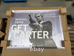 GET CARTER (1971) CINEMA QUAD POSTER / 1999 re-release 100% ORIGINAL