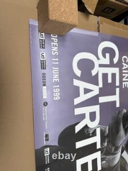 GET CARTER (1971) CINEMA QUAD POSTER / 1999 re-release 100% ORIGINAL