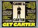 Get Carter (1971) Original Uk Quad Movie Poster Rolled Unfolded -v. Rare -caine