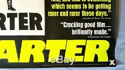 GET CARTER (1971) Original UK quad movie poster ROLLED UNFOLDED -v. Rare -CAINE