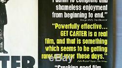 GET CARTER (1971) Original UK quad movie poster ROLLED UNFOLDED -v. Rare -CAINE