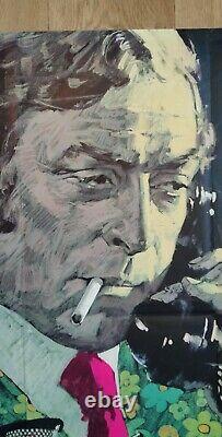 GET CARTER (1971) original UK quad movie poster Michael Caine Arnaldo Putzu