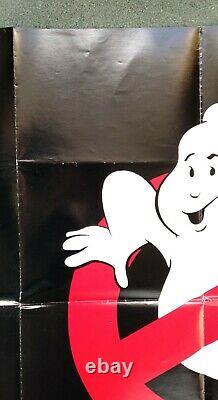 GHOSTBUSTERS 2 (1989) rare original UK Christmas teaser cinema quad movie poster