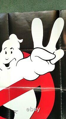 GHOSTBUSTERS 2 (1989) rare original UK Christmas teaser cinema quad movie poster