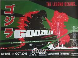 GODZILLA (1954) S/S UK Quad Poster 2005 Re-Release' Green Version
