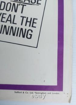 Gambit Original Uk Quad Movie Poster 1966 Michael Caine
