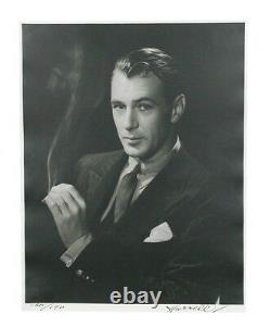 Gary Cooper by George Hurrell Signed Photographic Print LE of 190 14 x 11