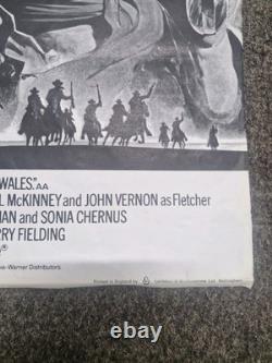 Gauntlet/Outlaw Josey Wales Double Bill Quad Movie Cinema Poster Clint Eastwood