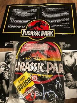 Genuine Original Jurassic Park Movie Poster Uk Quad 30 X 40 Bundle Press T-shirt