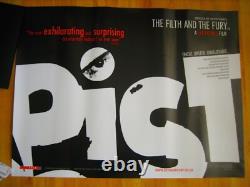 Genuine Sex Pistols The Filth & The Fury Quad Punk Movie Poster