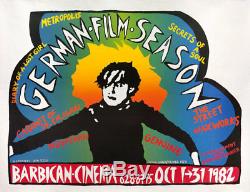 German Film Season The Cabinet of Dr. Caligari 1982 British Quad Poster