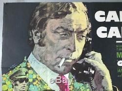 Get Carter Michael Caine / Ian Hendry Original 1971 Uk Quad Movie Poster