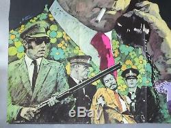 Get Carter Michael Caine / Ian Hendry Original 1971 Uk Quad Movie Poster