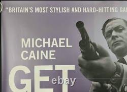 Get Carter ORIGINAL Quad Film Cinema Poster Michael Caine Mike Hodges 1999RR