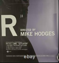 Get Carter ORIGINAL Quad Film Cinema Poster Michael Caine Mike Hodges 1999RR