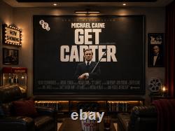 Get Carter UK Quad Rare Original Movie Cinema Film Poster BFI Release 2022