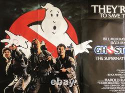 Ghostbusters & Ghostbusters II Movie Poster (s) Original Uk Quad Single Sided