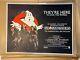 Ghostbusters Original Uk Quad Film Poster Linen Backed 1984 Bill Murray