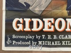 Gideon's Day (1958), Original British Quad Movie Poster Gideon's Day (1958), Original British Quad Movie Poster