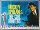 Girl Hunters Original Quad Movie Poster Mickey Spillane Shirley Eaton Chantrell