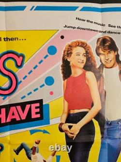 Girls Just Want To Have Fun UK Quad Movie Film Cinema Poster 1985